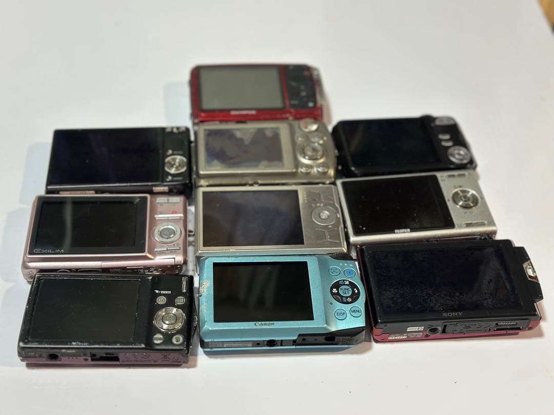 (セール中!) 10台 デジカメラ まとめ【動作未確認ジャンク扱】 ④ (セール中!) 10台 デジカメラ まとめ【動作未確認ジャンク扱】 ④