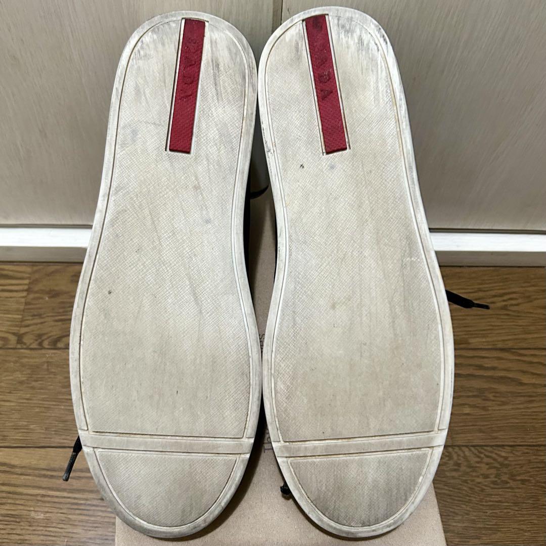 PRADA - ブラックキャンバススニーカー 箱なし