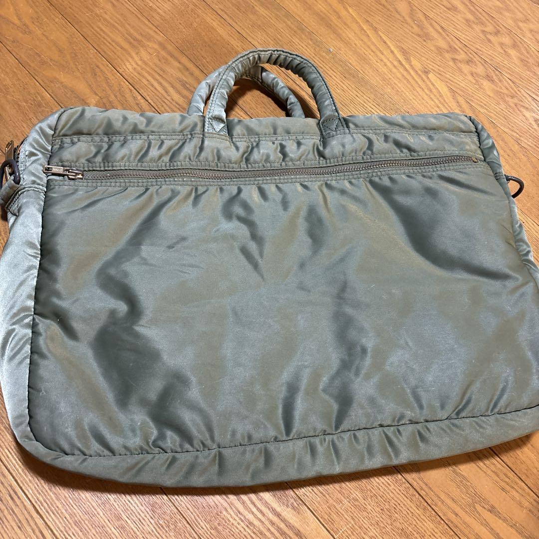 ポーター タンカー ブリーフケース カーキ 2way ショルダー porter