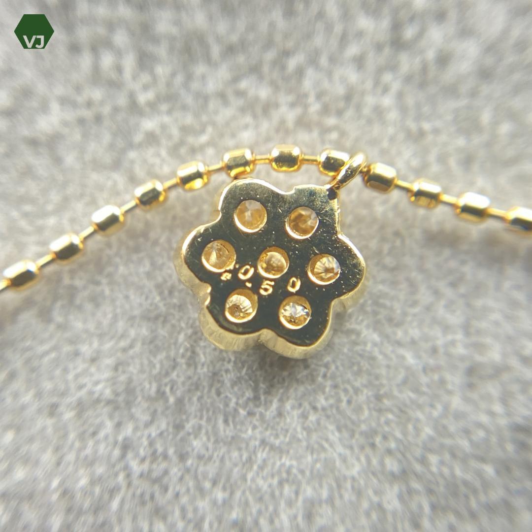 【19-2】【ポンテヴェキオ】ダイヤ ネックレス　D0.5ct