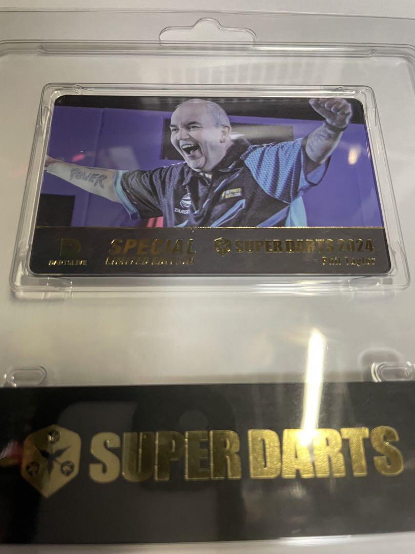 ダーツライブカード　フィル・テイラー　プレイヤーグッズ　スーパーダーツ2024