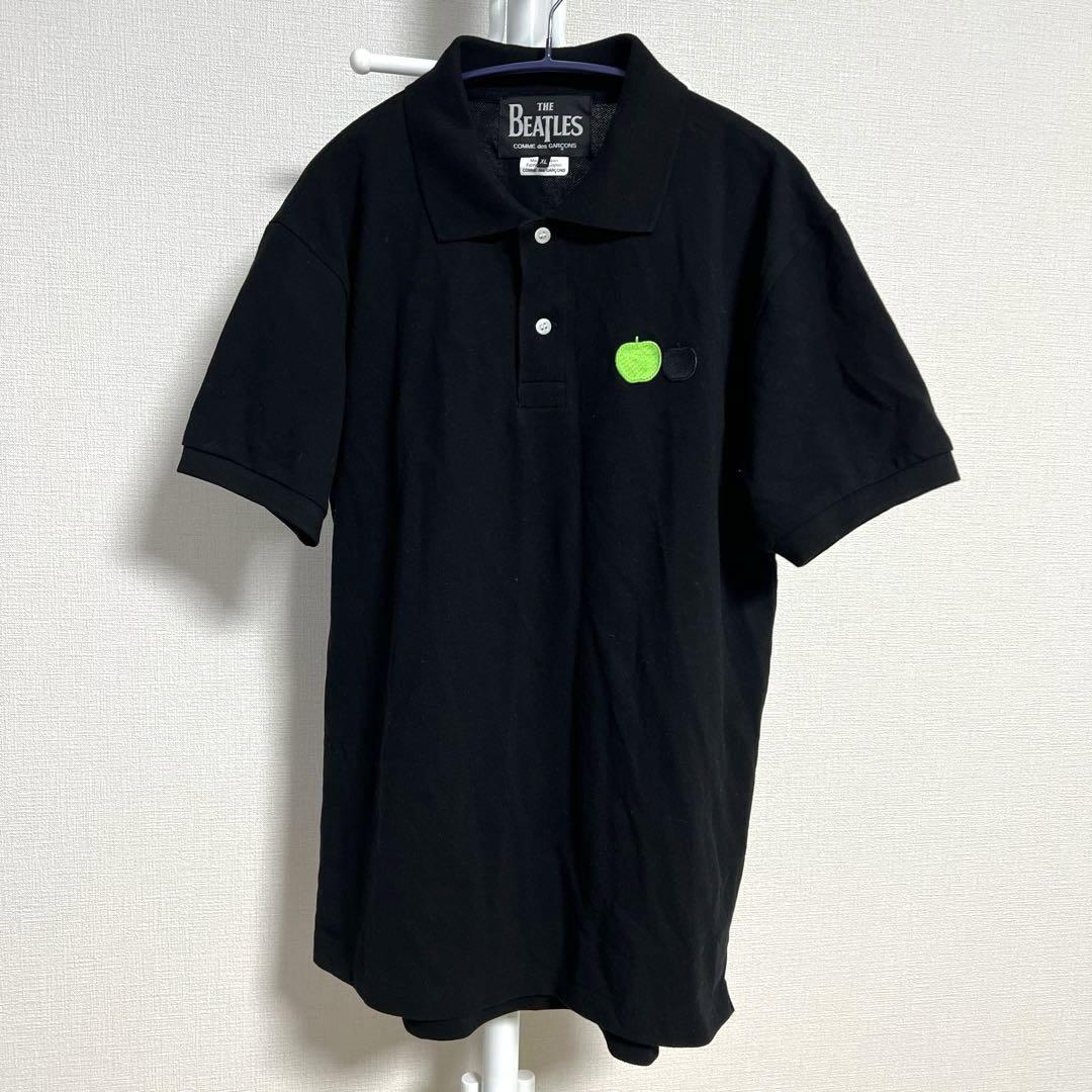 COMME des GARCONS コムデギャルソン ビートルズ ポロシャツ 黒