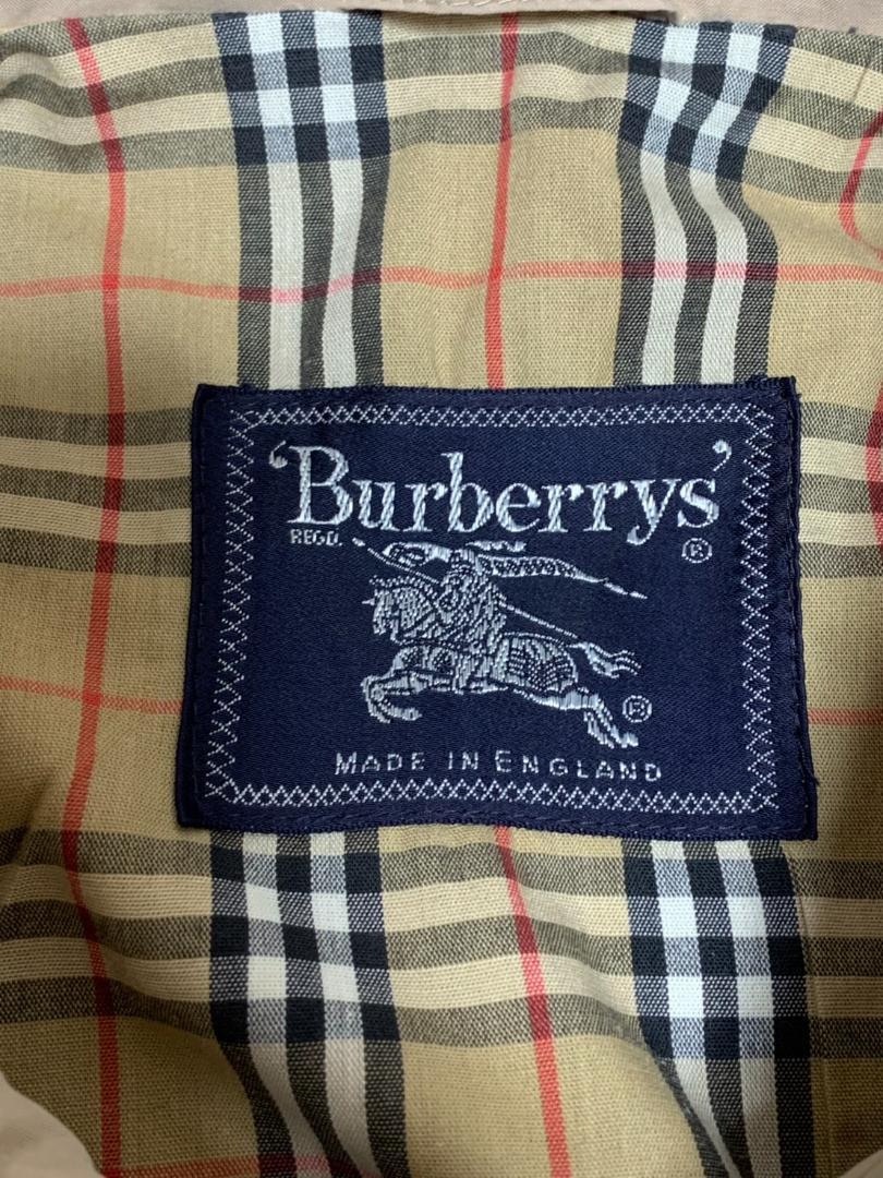 80s burberrys] 一枚袖デザイン ハリントンジャケット L