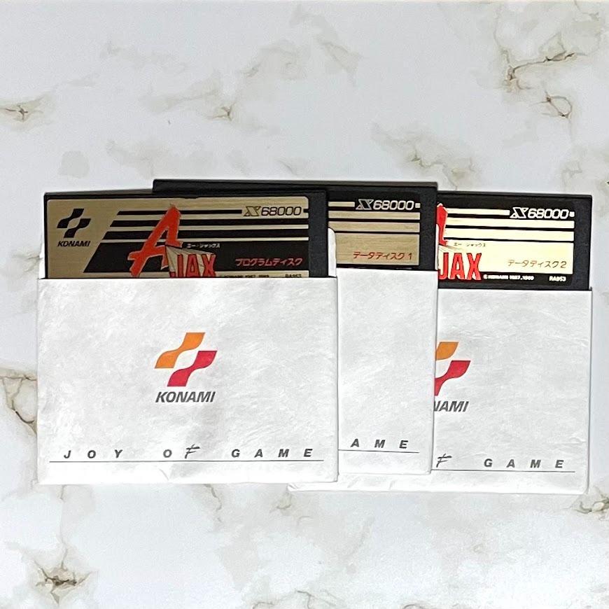 【X68000ソフト】A JAX　エー・ジャックス Sharp X68000 rare game A-Jax AJAX Konami shooter cib | eBay