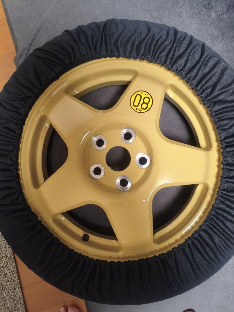 未使用30系 アルファード/ヴェルファイア純正T155/80D17 スペア