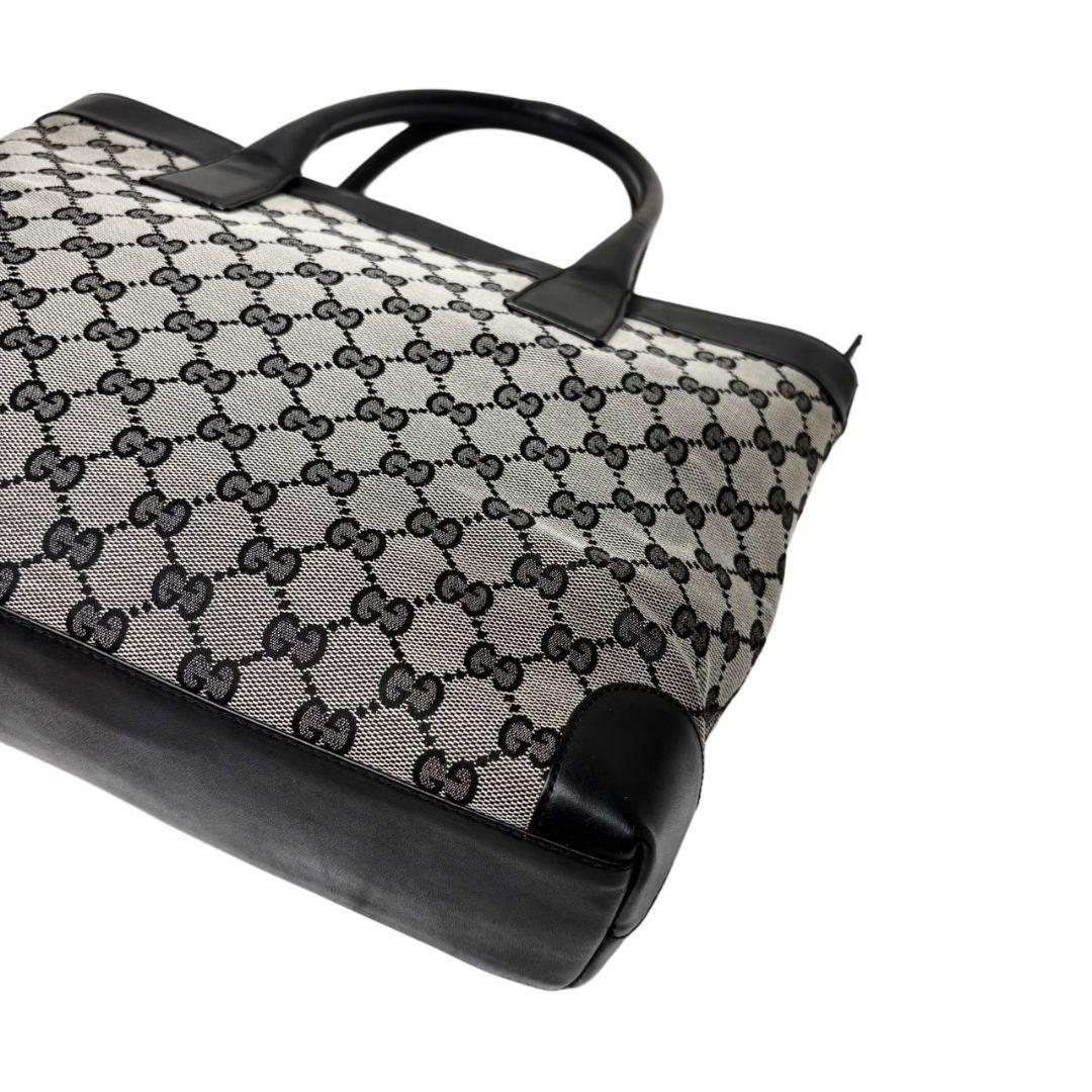 【美品】GUCCI マイクロGG トートバッグ ナイロン　肩掛け　黒 12510786_1.jpg