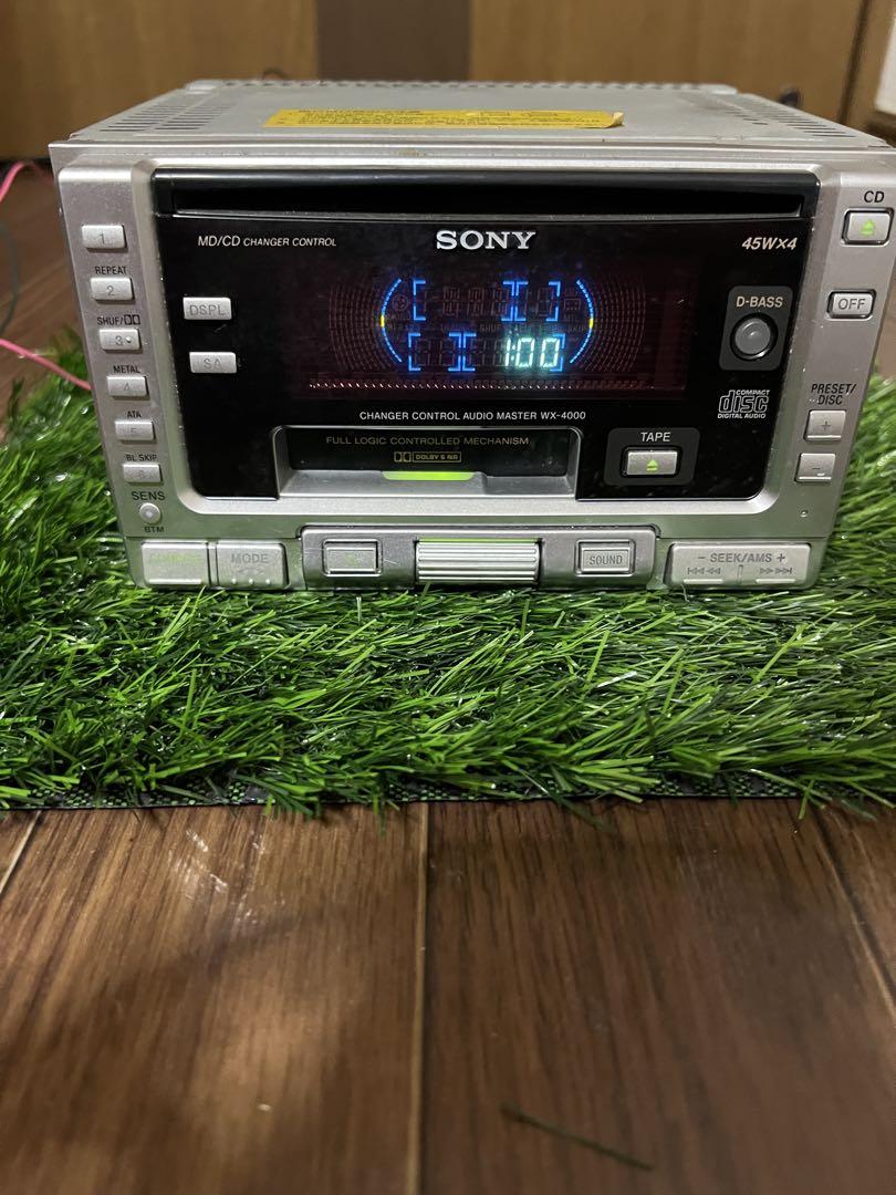 SONY ソニー WX-4000 CD カセットデッキ 2din 希少 レア（ソニー