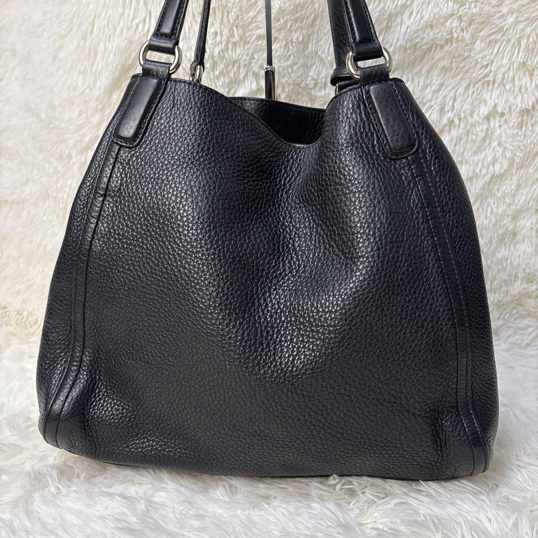 訳あり商品 美品✨GUCCI トートバッグ インター 肩掛け セラリウス 黒 バッグ