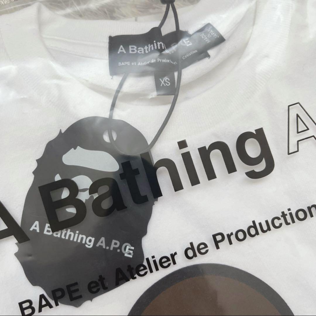 新品 APC APE コラボTシャツ XSサイズ タグ付き アーペーセー