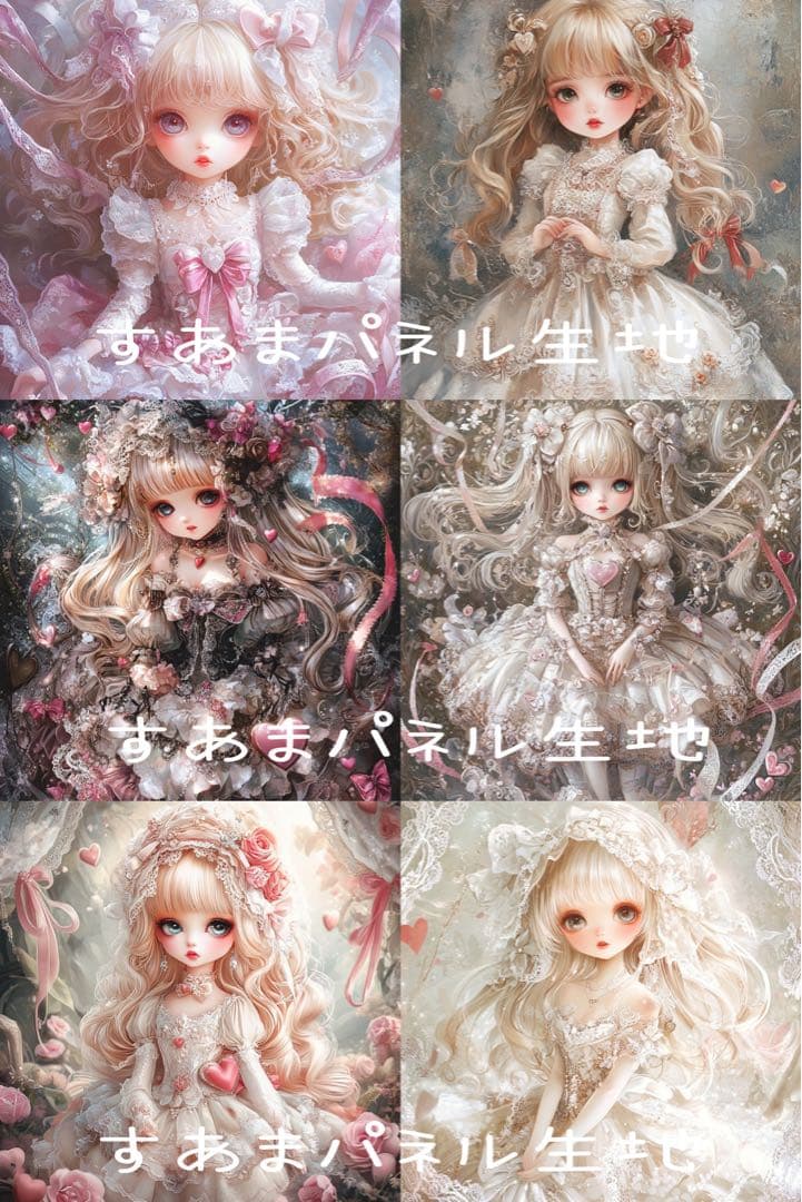 【残り1枚✨】ドレス衣装の女の子のパネル生地 【残り1枚✨】ドレス衣装の女の子のパネル生地