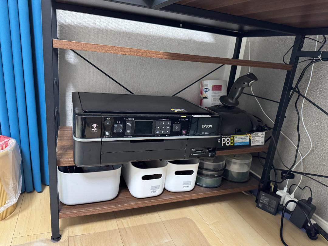 か*る様 パソコンデスク 幅120 卓上棚