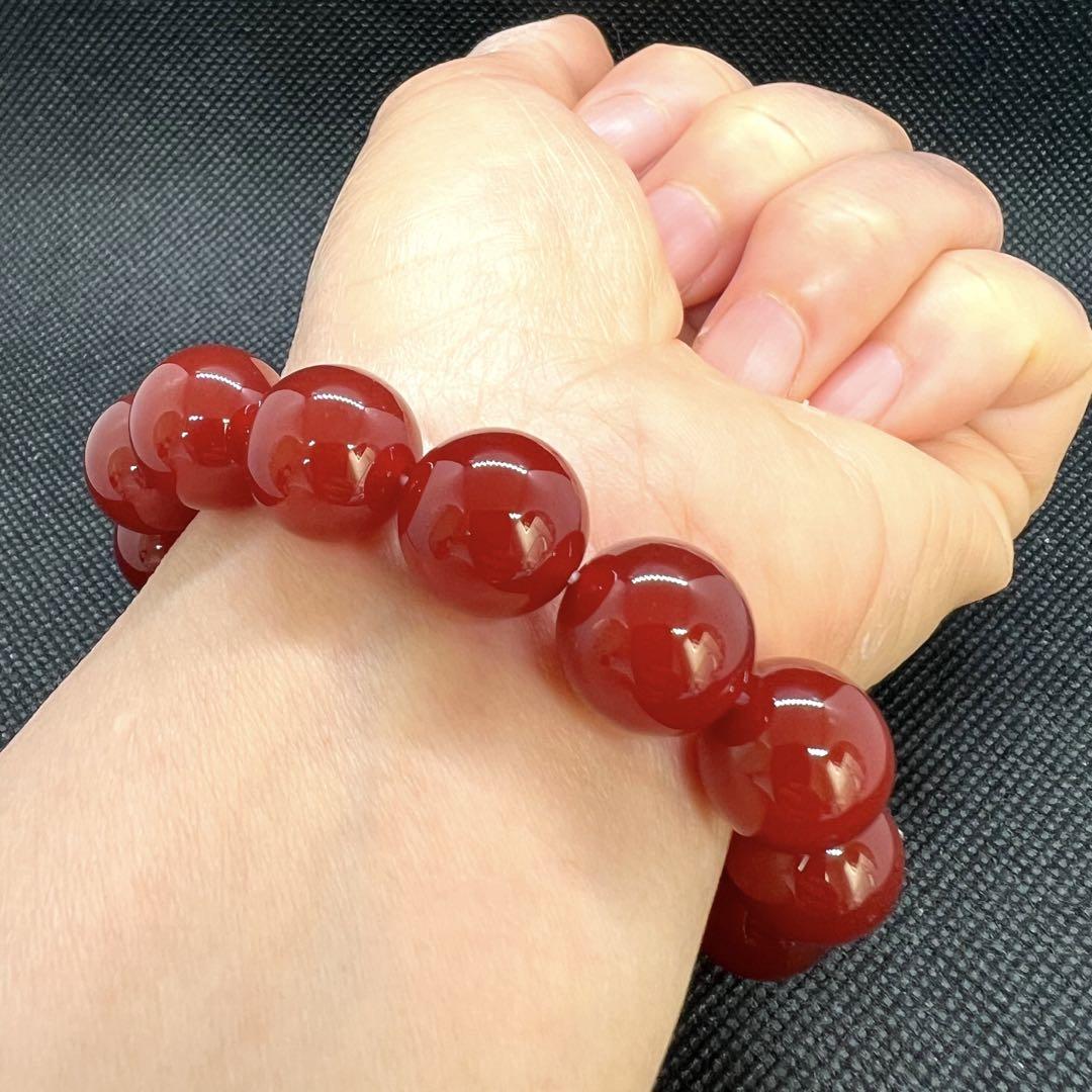 ★大人気商品★ 天然 南紅瑪瑙(赤瑪瑙)チェリーレッド温順性の 高品質 アクセサリー