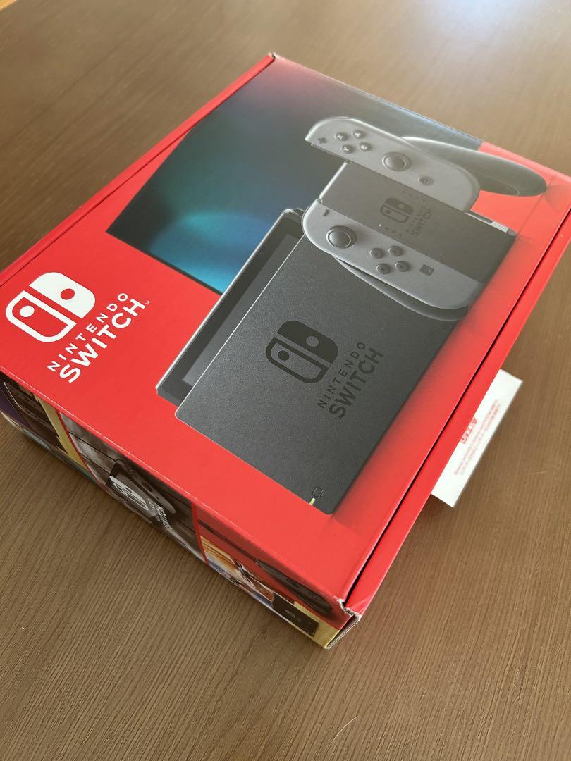 【新品未使用】　Nintendo Switch 本体 グレー Joy-Con付き