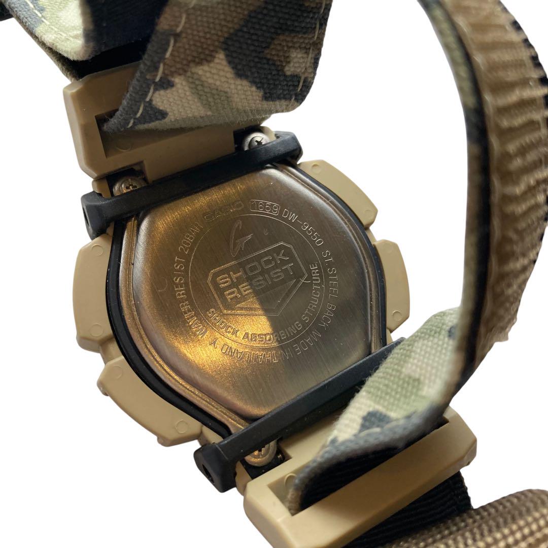 G-SHOCK デジタル腕時計 カーキ　迷彩柄　ミリタリー