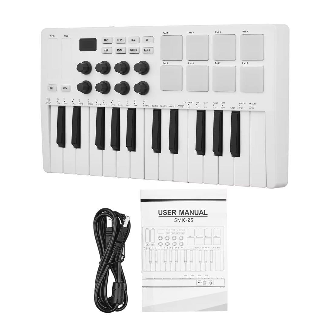 ワイヤレス MIDIキーボード M-Vave SMK25 【新品未使用】 - メルカリ