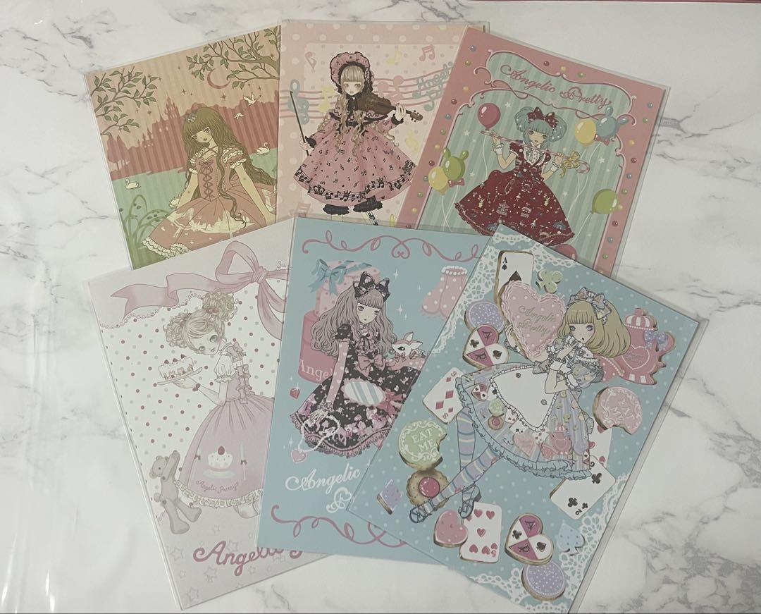 Angelic pretty ポストカード6枚セット Angelic pretty ポストカード6枚セット