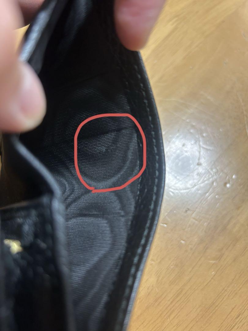 GUCCI グッチ　456126 GGマーモント　フロント金具　三つ折り財布
