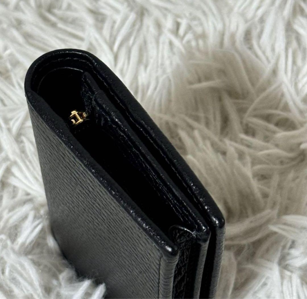 GUCCI グッチ　456126 GGマーモント　フロント金具　三つ折り財布