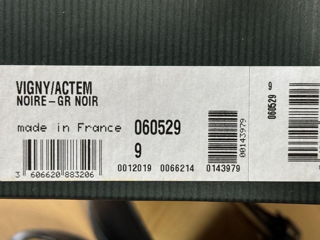 Paraboot Vigny/Actem サイズ9 黒ダブルモンクストラップ