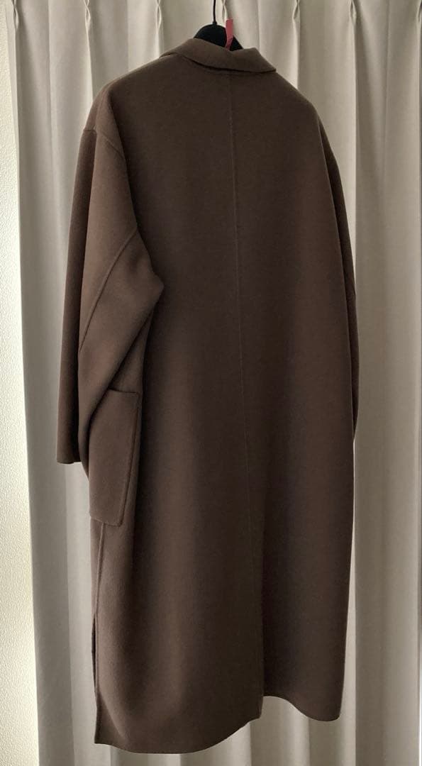 スローブイエナHAMILTON WOOLダブルフェイスウールチェスターコート スローブイエナHAMILTON WOOLダブルフェイスウールチェスターコート