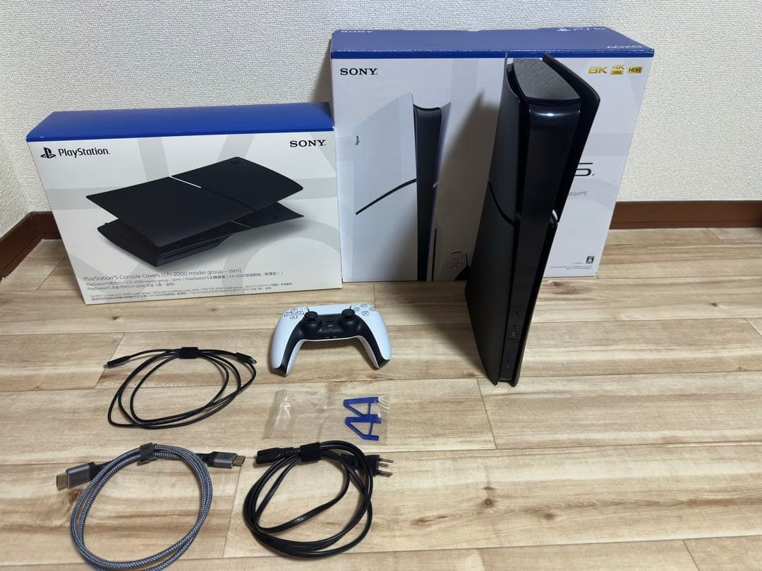 PS5 CFI-2000B01 デジタルエディション　ブラックカバー