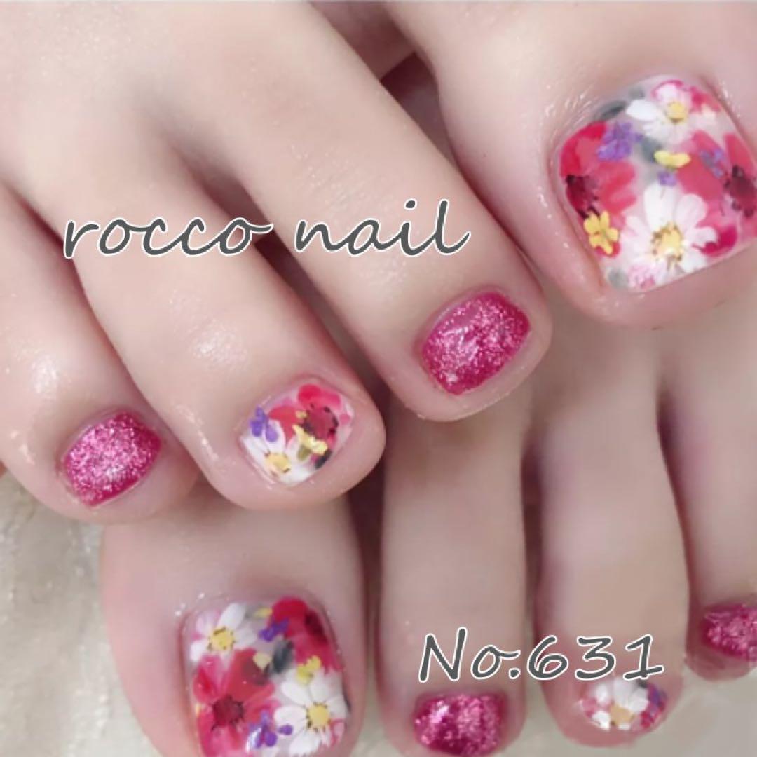フットネイルシール❤︎631 フットネイルシール❤︎631 - メルカリ
