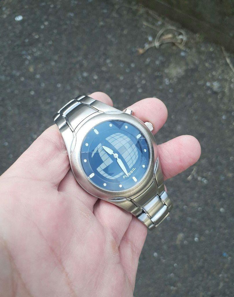 激安店舗 フォッシル 本物良品 FOSSIL 付属品完備 メンズ 腕時計 TIC BIG 時計