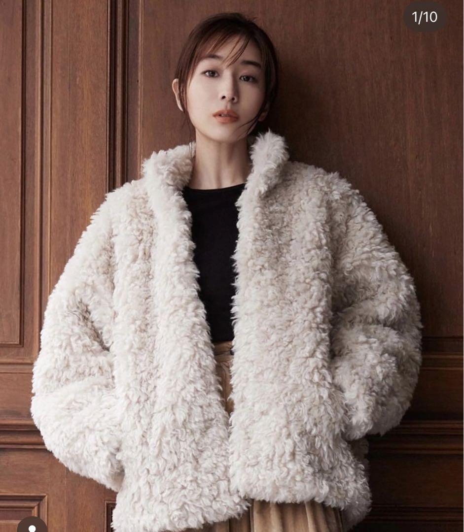 ジャケット・アウター CLANE MINAMI TANAKA CURL FUR SHORT COAT TANAKA MINAMI×CLANE CURL FUR SHORT COAT