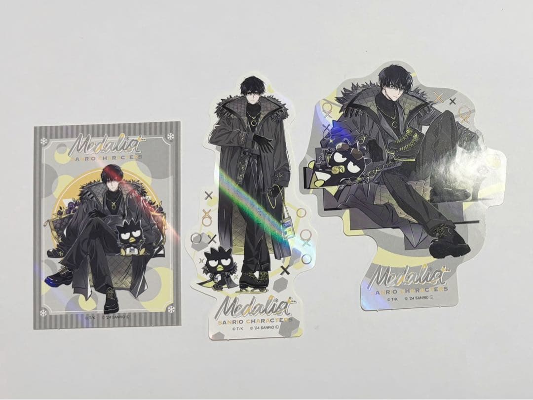 メダリスト　サンリオ　コラボ　ステッカー　夜鷹純 夜鷹純 メダリスト サンリオ コラボ トレーディング ステッカー