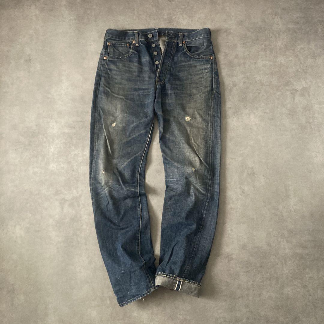 LEVI'S VINTAGE CLOTHING 66501 BIGE W33