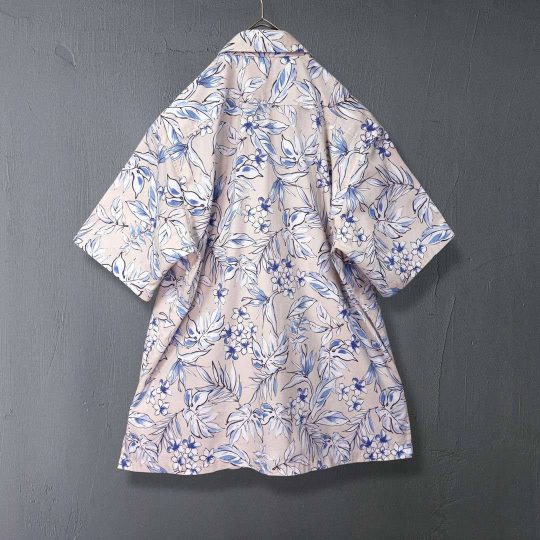 【美品】 マジュン かりゆし ルーシッドサマー　南国をモチーフ シワになりにくい