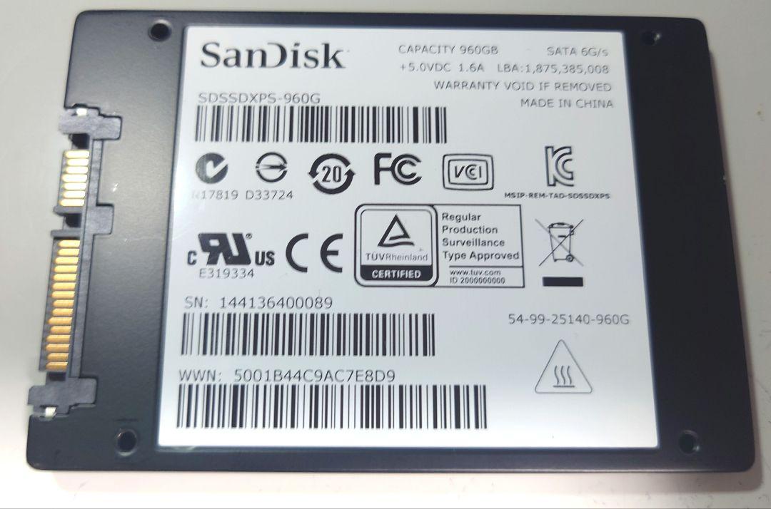 SanDisk Extreme Pro 960GB 内蔵SSD