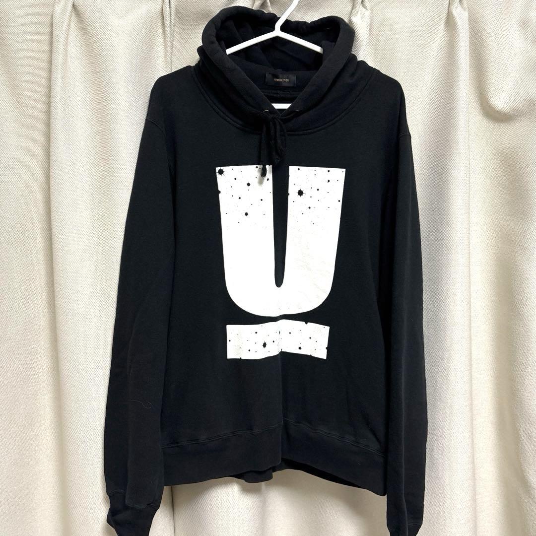 UNDERCOVER アンダーカバー パーカー Uロゴ ブラック 2