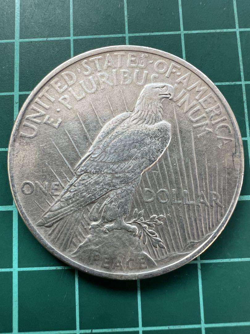 外国銀貨　アメリカピースダラー