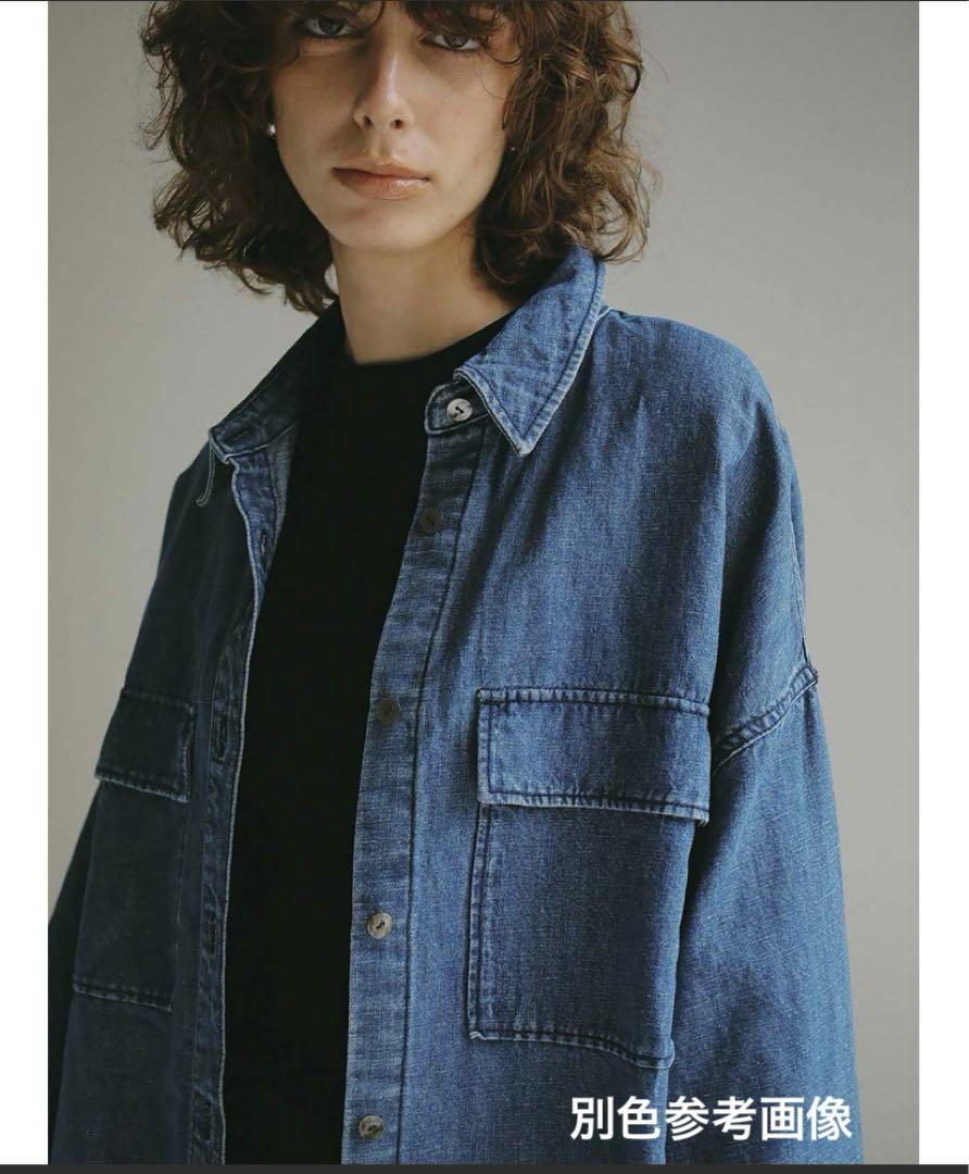 HER. デニムシャツ サックスブルー