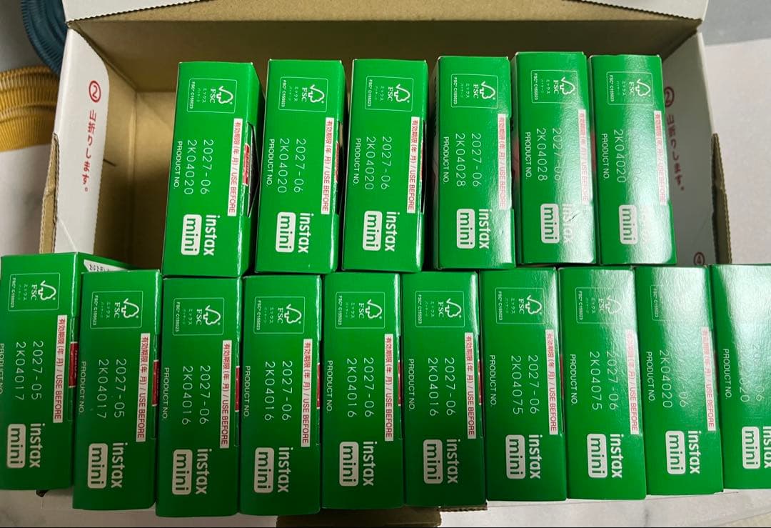 チェキフィルム10枚パックx16個セット