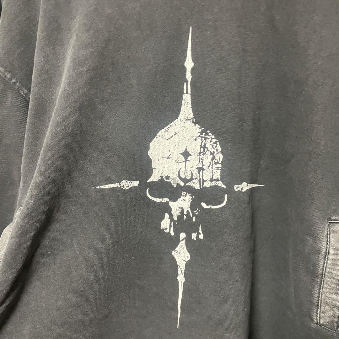 最終値下げ thug club 24FW peace stud hoodie