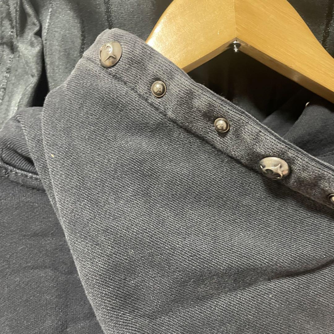 最終値下げ thug club 24FW peace stud hoodie