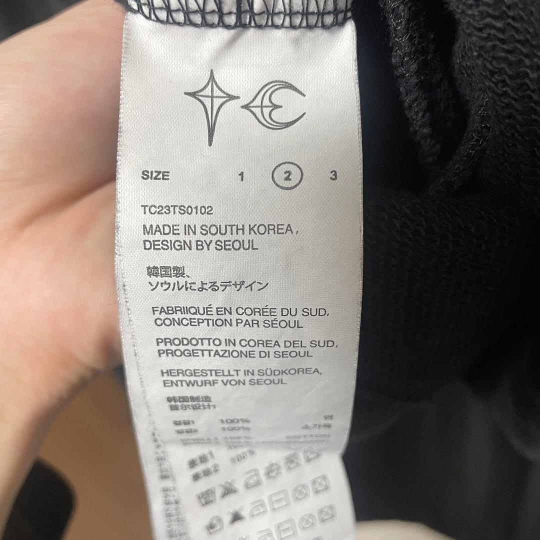 最終値下げ thug club 24FW peace stud hoodie