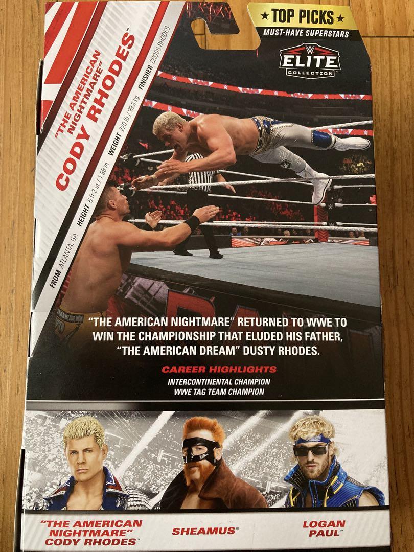 コーディ ローデス WWE エリート フィギュア マテル MATTEL