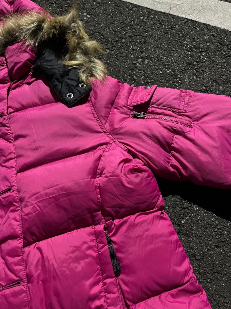 L.L.Bean ダウンジャケット ファー ピンク y2k 平成ギャル 短丈 L.L.Bean ダウンジャケット ファー ピンク y2k 平成ギャル 短丈