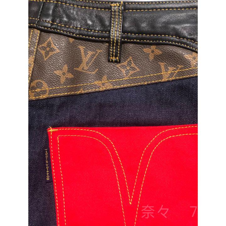 美品!Louis Vuittonデニスカ、ミニスカート