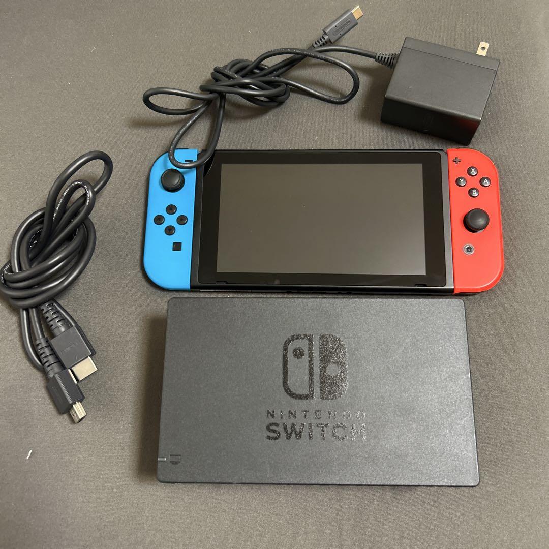 Nintendo switch 本体 ケーブル付き - メルカリ