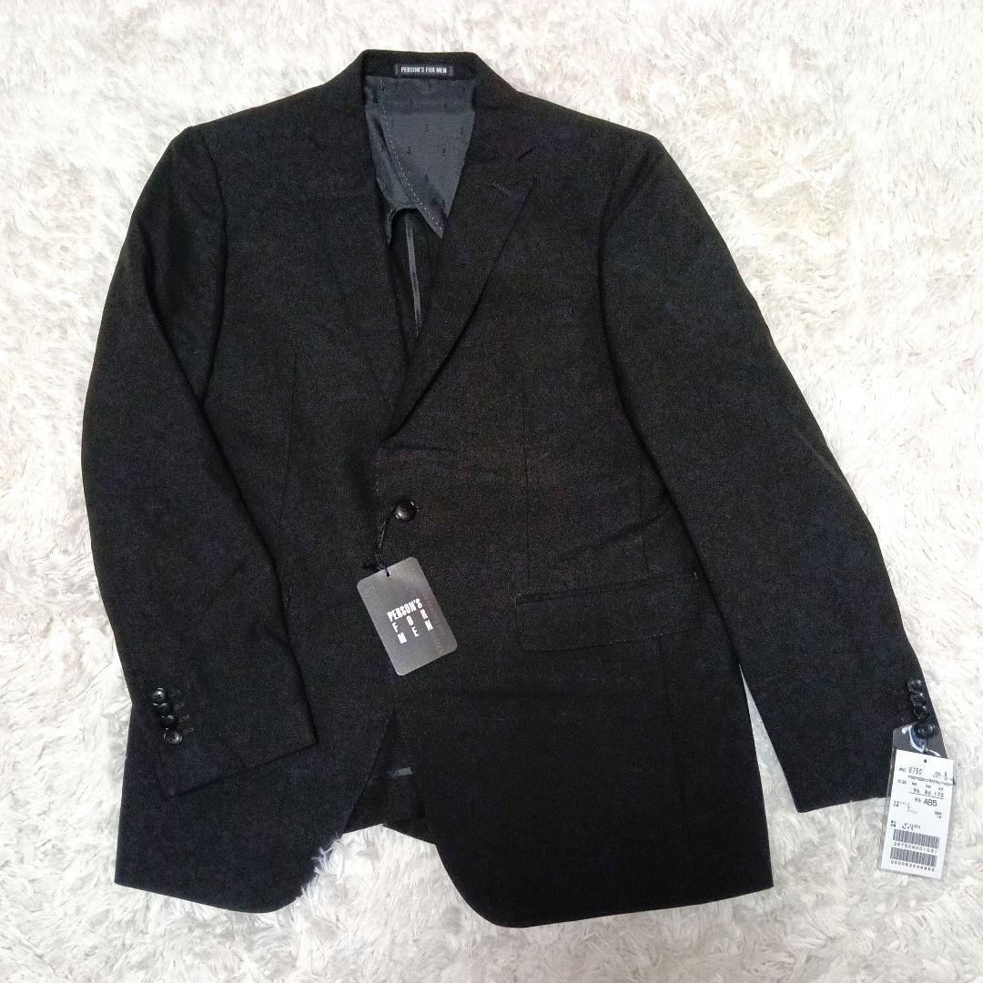 新品タグ付 パーソンズ メンズスーツ L ブラック フォーマル AB5 160 新品タグ付 パーソンズ メンズスーツ L ブラック フォーマル AB5 160