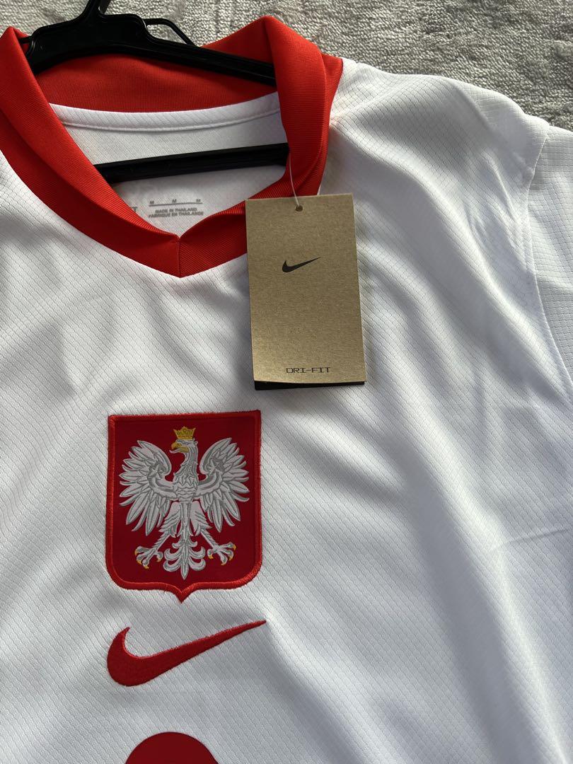 新品 サッカーポーランド代表ユニホーム レヴァンドフスキ レプリカ