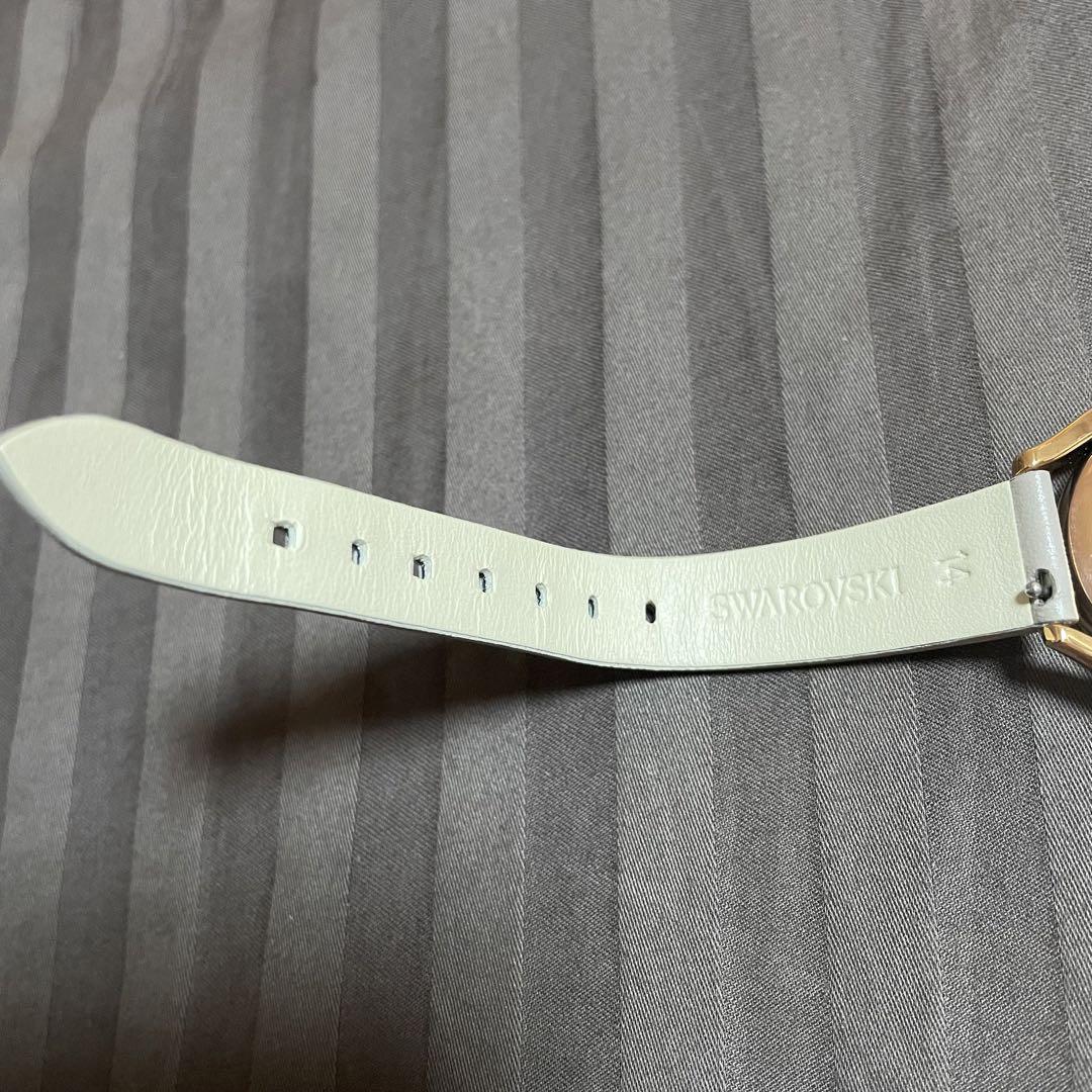 SWAROVSKI スワロフスキー 腕時計 レザーストラップ