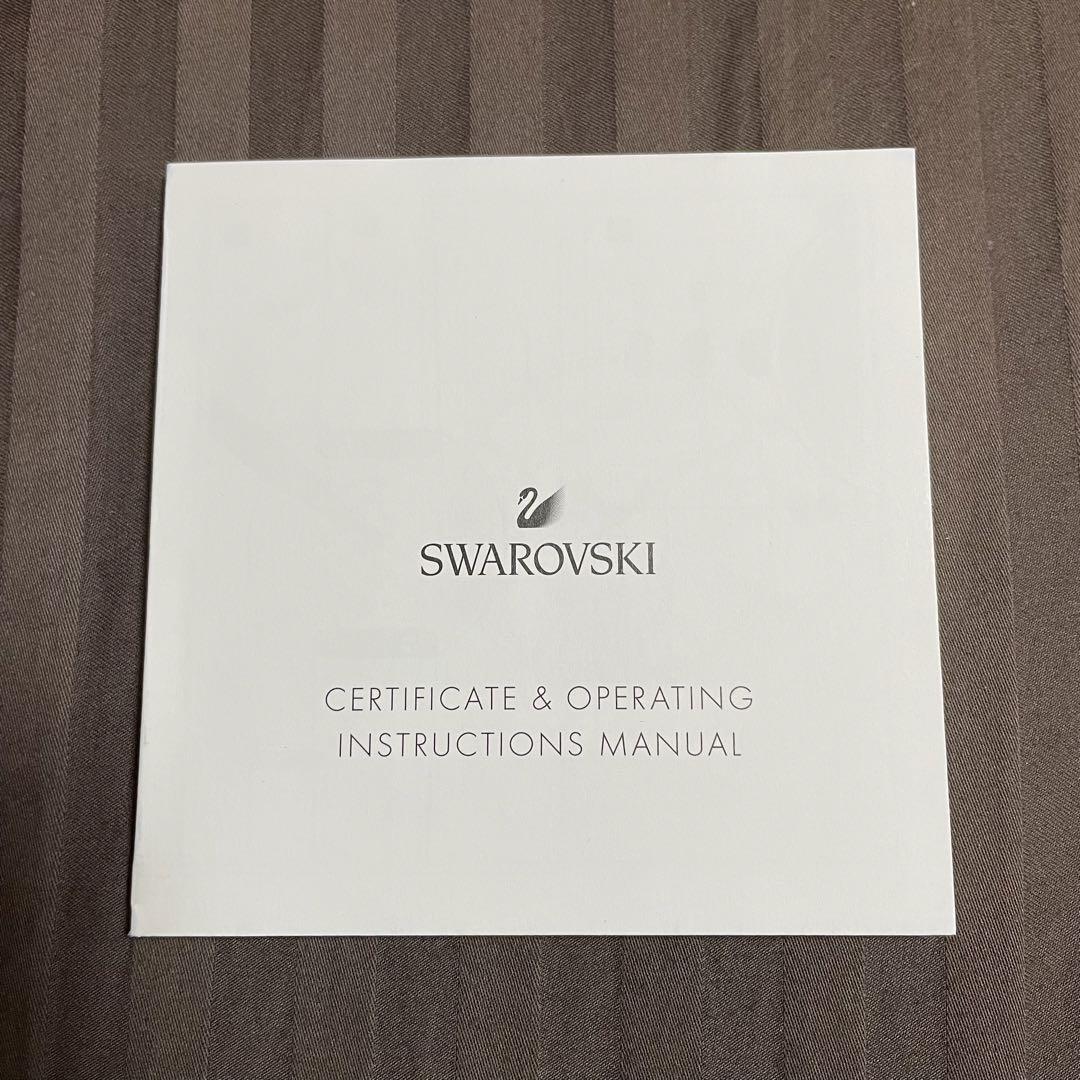 SWAROVSKI スワロフスキー 腕時計 レザーストラップ