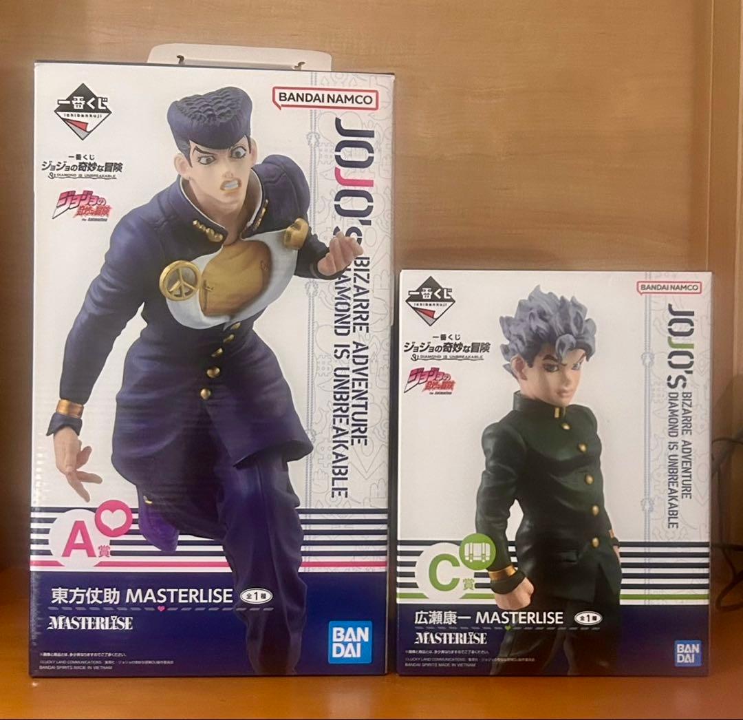 ジョジョの奇妙な冒険 一番くじ 4部 東方仗助 広瀬康一 開封済み