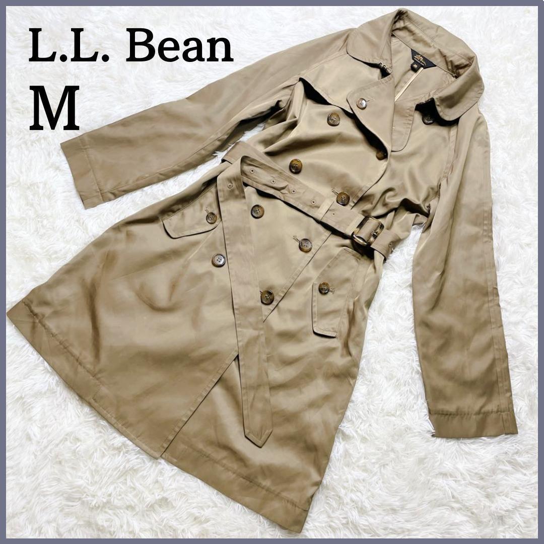 L.L.Bean エルエルビーン ナイロン トレンチコート ベージュ M