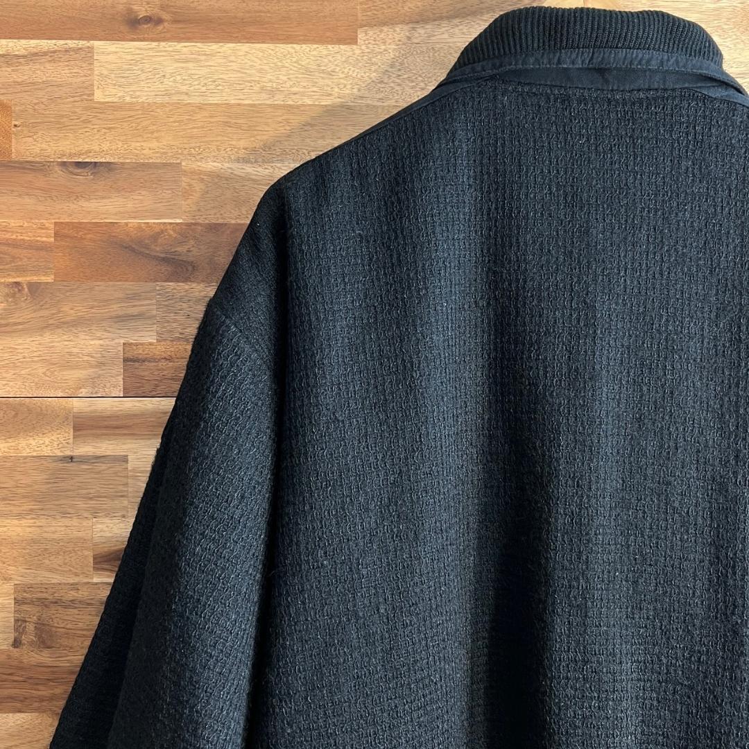 【H09】KINGWIN フルジップ ジャケット アウター ブラック 5L